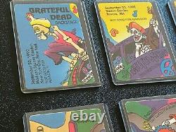 Grateful Dead Rare PUZZLE Backstage Pass SET 8 Passes Hippie Bus