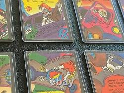 Grateful Dead Rare PUZZLE Backstage Pass SET 8 Passes Hippie Bus