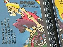 Grateful Dead Rare PUZZLE Backstage Pass SET 8 Passes Hippie Bus