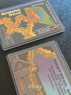 Grateful Dead Rare PUZZLE Backstage Pass SET Ben Franklin Philly 1992 3 SHOW Run