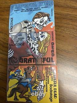 Grateful Dead Rare PUZZLE Backstage Pass SET Gone with the Wind Atlanta 1992