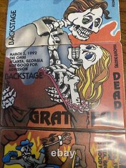 Grateful Dead Rare PUZZLE Backstage Pass SET Gone with the Wind Atlanta 1992