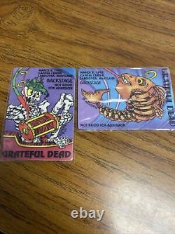 Grateful Dead Rare PUZZLE Backstage Pass SET Landover Maryland 1992 Fisherman