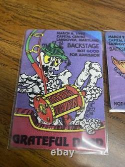 Grateful Dead Rare PUZZLE Backstage Pass SET Landover Maryland 1992 Fisherman