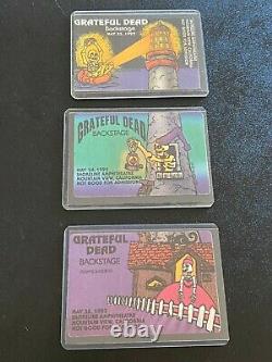 Grateful Dead Rare PUZZLE Backstage Pass SET Lighthouse Shoreline 1992 3 Nights