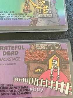 Grateful Dead Rare PUZZLE Backstage Pass SET Lighthouse Shoreline 1992 3 Nights