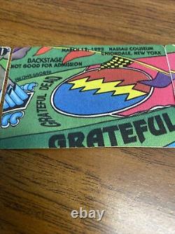 Grateful Dead Rare PUZZLE Backstage Pass SET Speedboat UNIONDALE NY 1992 Run