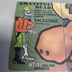 Grateful Dead Rare PUZZLE Backstage Pass SET The Moose Canada 1992