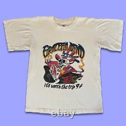 Grateful Dead Rare T-Shirt Vintage 1994 Summer Tour It's Worth The Trip Size L