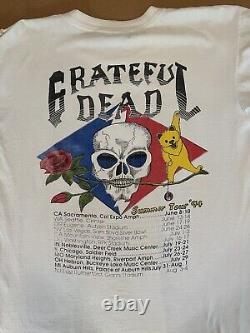 Grateful Dead Rare T-Shirt Vintage 1994 Summer Tour It's Worth The Trip Size L