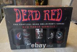Grateful Dead Red Unwine 1996 New Sealed! 5 Bottles Collectors Set (RARE)