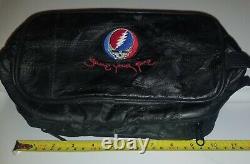 Grateful Dead SHAVE YOUR FACE Leather Travel Shaving Kit Bag VERY RARE 90's NEW