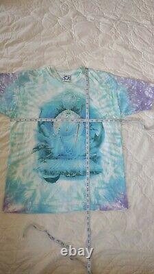 Grateful Dead SUMMER TOUR 1995 GDM Giants Stadium Rare Vintage Shirt Liquid Blue