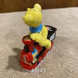 Grateful Dead Salt & Pepper Shakers Dancing Bear Train by Vandor Retired Rare