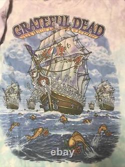 Grateful Dead Ship Of Fools Long Sleeve Shirt RARE Size Large 2001