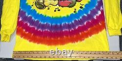 Grateful Dead Shirt L Big River Jamboree Tie Dye RARE Long Sleeve Liquid Blue