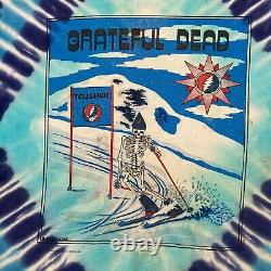 Grateful Dead Shirt Mens XL Telluride Ski Tie Dye GDM USA 1990 Shirt-Tex RARE