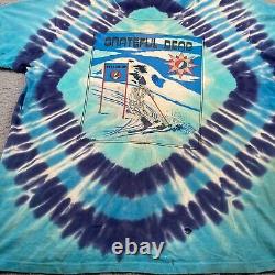 Grateful Dead Shirt Mens XL Telluride Ski Tie Dye GDM USA 1990 Shirt-Tex RARE