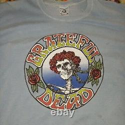Grateful Dead Shirt T Shirt Vintage 1988 Blue Bertha Roses GDM XL 80s Rare