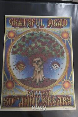 Grateful Dead Skull And Roses 50th Anniversary Print #243/400 Rare/oop