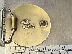 Grateful Dead Skull Vintage RARE Round Quiet Storm 333 Belt Buckle