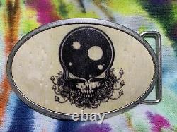 Grateful Dead Steal Your Face Wood Inlaid Belt Buckle! Vintage! Rare! 2011