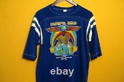 Grateful Dead Strange Trip Double Sided Vintage 70's Blue T-Shirt HYPER RARE