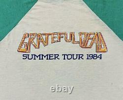 Grateful Dead Summer Tour 1984 Shirt Vintage Rare Size M Jerry Garcia