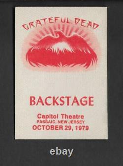Grateful Dead Super RARE Backstage Pass for show that never was 1979 Capitol