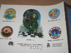 Grateful Dead T-Shirt Catalog 1973 Stanley Mouse Monster Inc Biz Card Flyer RARE