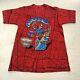 Grateful Dead T-shirt Rare Vintage Msg King Kong New York Red L Aop 1991