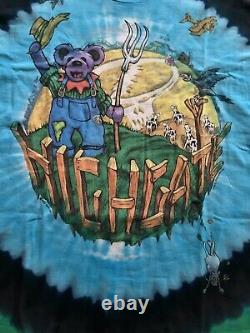 Grateful Dead T Shirt Vintage 1995 Summer Tour 6/15/95 Highgate, VT XL NOS RARE