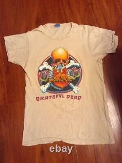 Grateful Dead T-shirt vintage RARE Rock concert T-shirt 80s Jerry Garcia