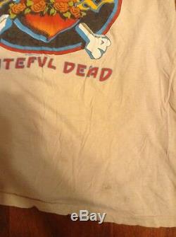 Grateful Dead T-shirt vintage RARE Rock concert T-shirt 80s Jerry Garcia