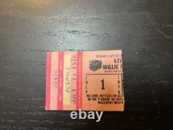 Grateful Dead Ticket 07-01-1978 Arrowhead Stadium Garcia Weir Willie Nelson Rare