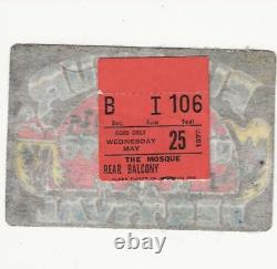 Grateful Dead Ticket 5-25-1977 Richmond Mosque Garcia Weir Dicks Pick Very Rare