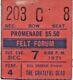 Grateful Dead Ticket December 7, 1971 Felt Forum 50 Years Old Garcia Weir Rare