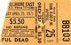 Grateful Dead Ticket Stub 04-25-1971 Fillmore East Rare