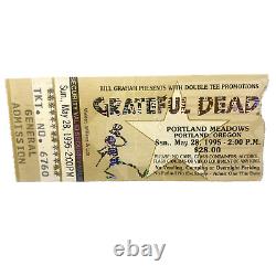 Grateful Dead Ticket Stub May 28 1995 Portland Meadows Mail Order RARE