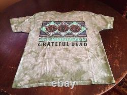 Grateful Dead Tie Dye Dancing Moose G. D. M. 1995 Authentic Jester 2-sided Rare Lg
