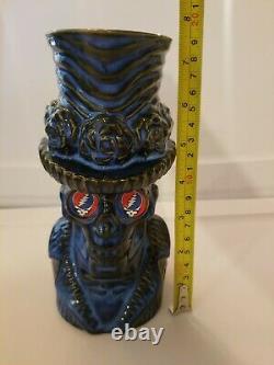 Grateful Dead Tiki Steal Your Face Skeleton Tiki Farm Mug 2013 Very Rare Limited