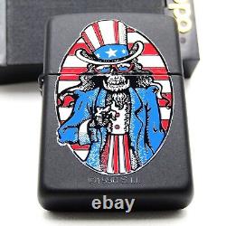 Grateful Dead Uncle Sam Zippo Oil Lighter 1995 MIB Rare