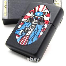 Grateful Dead Uncle Sam Zippo Oil Lighter 1995 MIB Rare
