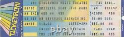 Grateful Dead Unused Ticket 06-21-1984 Kingswood Garcia Weir Mint & Rare