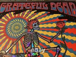 Grateful Dead Very Rare Ap Autograph Foil Concert Poster Red Rocks 1978 #212/230