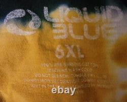 Grateful Dead Vintage 2000 Rare Liquid Blue Tie Dye 3 T-Shirt Lot Men's Size-6X