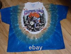 Grateful Dead Vintage 2000 Rare Liquid Blue Tie Dye 3 T-Shirt Lot Men's Size-6X