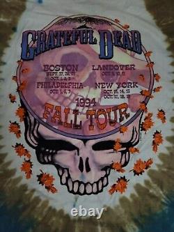 Grateful Dead Vintage 2000 Rare Liquid Blue Tie Dye 3 T-Shirt Lot Men's Size-6X