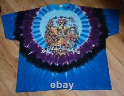 Grateful Dead Vintage 2000 Rare Liquid Blue Tie Dye 3 T-Shirt Lot Men's Size-6X