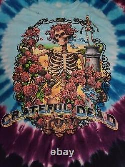 Grateful Dead Vintage 2000 Rare Liquid Blue Tie Dye 3 T-Shirt Lot Men's Size-6X